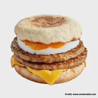 Double Sausage and Egg McMuffin Meal UK