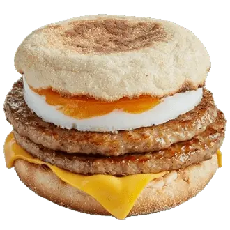 Double Sausage And Egg McMuffin