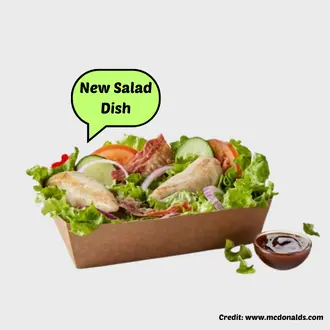 Grilled Chicken and Bacon Salad McDonalds UK