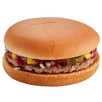 Hamburger Meal at McDonalds