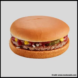 McDonalds Hamburger Meal