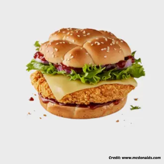 McDonalds McCrispy BBQ Smokehouse Burger Meal