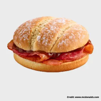 McDonald's bacon roll UK