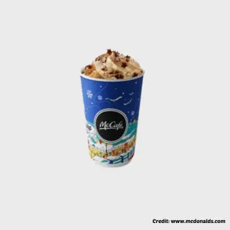 galaxy caramel hot chocolate McDonald's UK