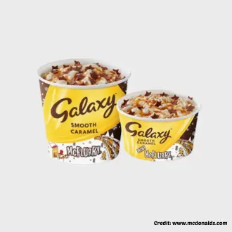 mcdonald's galaxy caramel mcflurry UK
